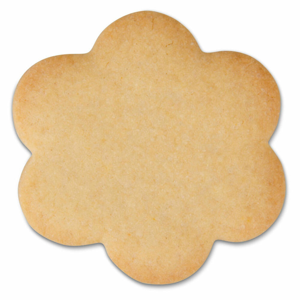 Städter Präge-Ausstecher Lachende Blume, 2-tlg., Ausstechform, Plätzchenform, Keks, Plätzchen, Edelstahl, 6.5 cm, 169111