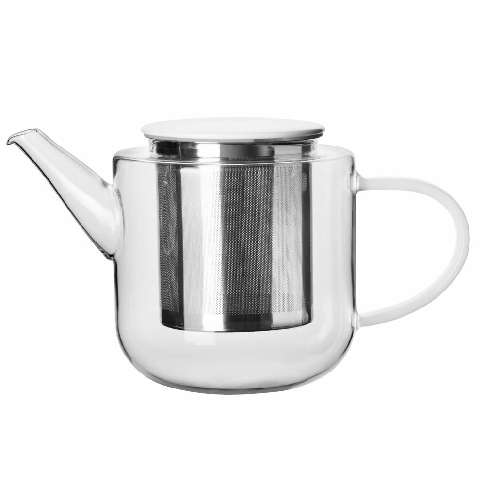 ASA Selection Coppa teapot, with white handle / lid, jug, glass, 1.1 L, 20370493