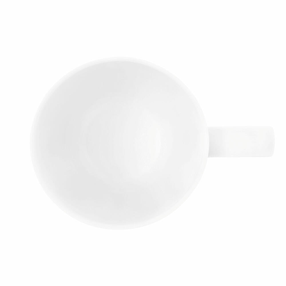 Seltmann Weiden Liberty Becher, Kaffeebecher, Teetasse, Tasse, Porzellan, Weiß, 400 ml, 001.764205