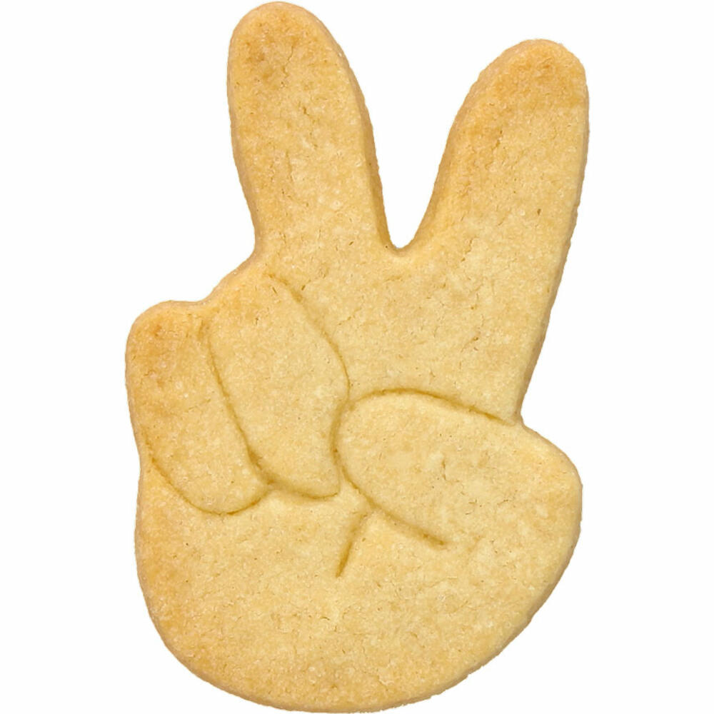 Birkmann Ausstechform Victory, Ausstecher, Plätzchenform, Keks, Plätzchen, Edelstahl, 7 cm, 189676