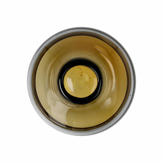 Goebel Vase Topaz Stone, Dekovase, Blumenvase, Glas, Braun, 19 cm, 23122781