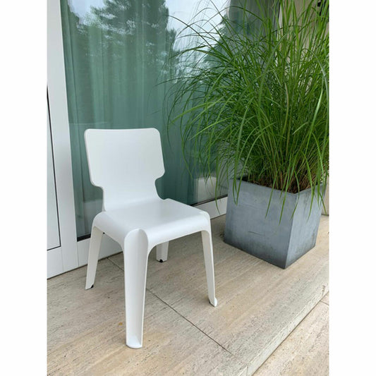 Authentics Wait Stuhl, Sitzgelegenheit, stapelbar, Polypropylen, Weiß Matt, 1085098