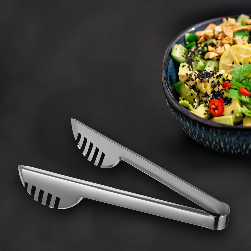 Comas Salatzange Pinzas Inox, Salatgreifer, Salatbesteck, Edelstahl, 24 cm, 2882
