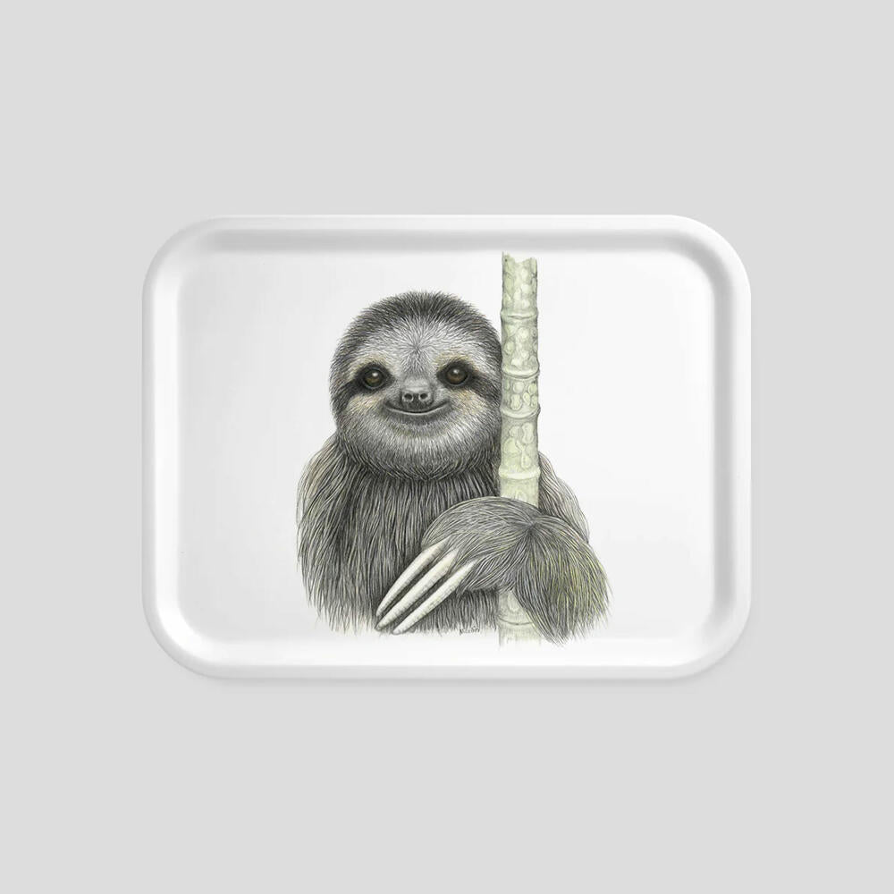 Charlotte Nicolin tray small Shugi, base, sloth, laminated beech wood, 20 x 27 cm, TRSM8774