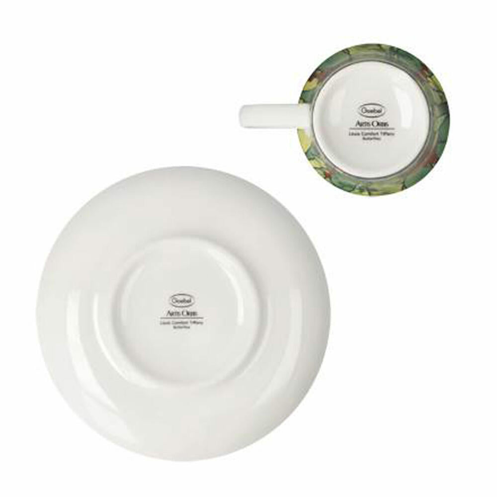 Goebel Espressotasse Tiffany -Schmetterlinge, Espresso Tasse, Fine Bone China, 67003091
