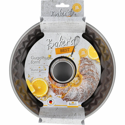 Birkmann Bakers Best Gugelhupfform, Kuchenform, Backform, Karbonstahl, Ø 22 cm, 886124