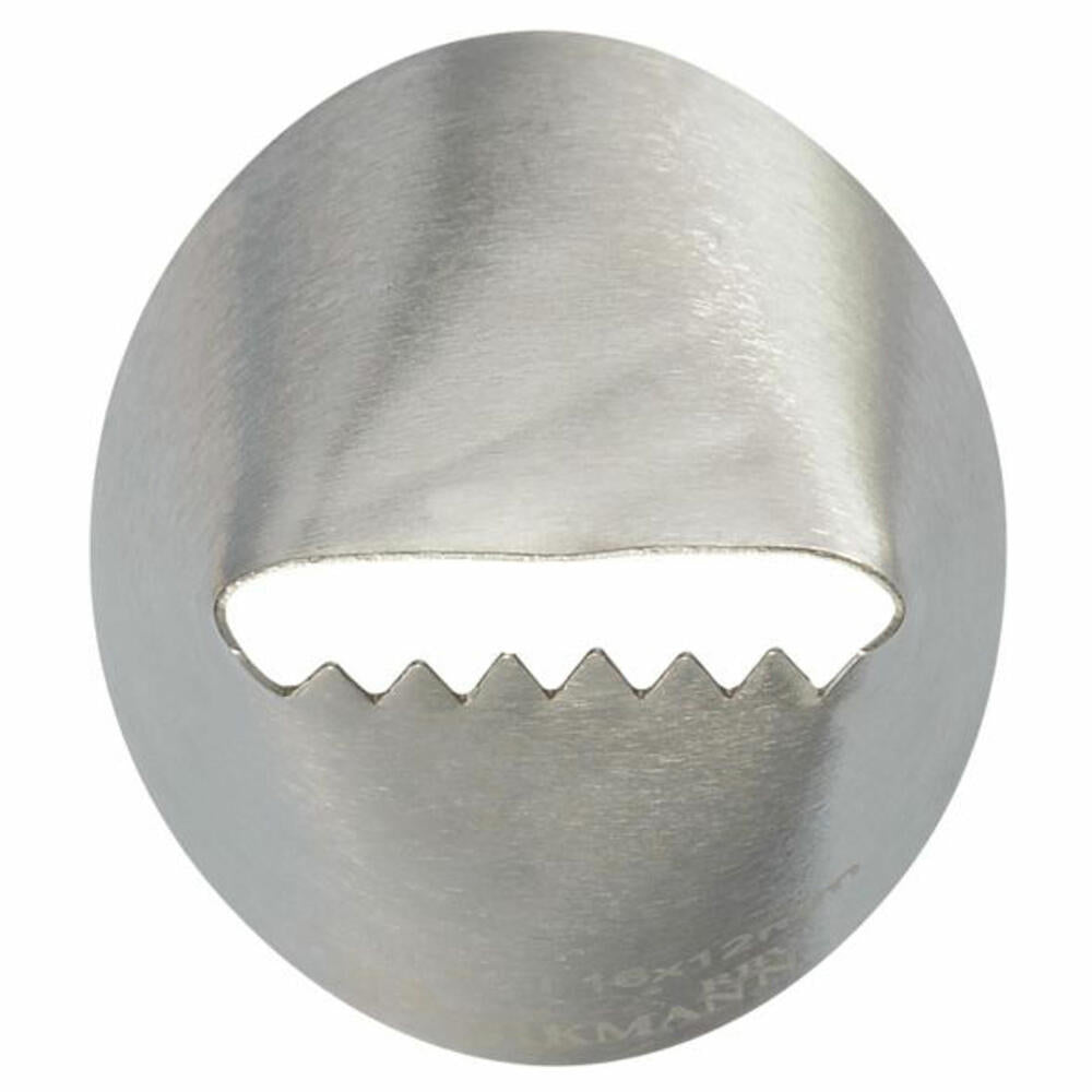 Birkmann Sternbandtülle #30, Spritztülle, Garniertülle, Backzubehör, Edelstahl, 1.6 cm, 411371