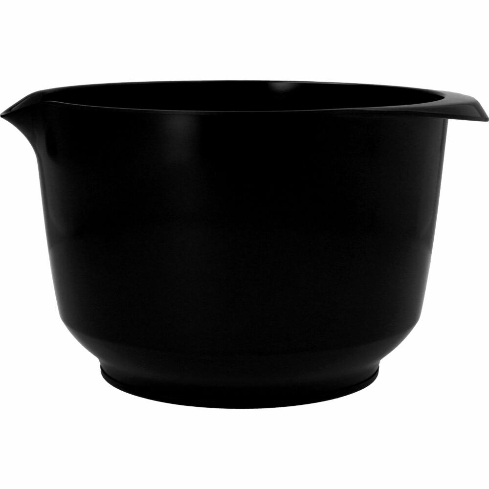 Birkmann Colour Bowl Rühr- und Servierschüssel, Rührschüssel, Schüssel, Melaminharz, Schwarz, 4 Liter, 709201