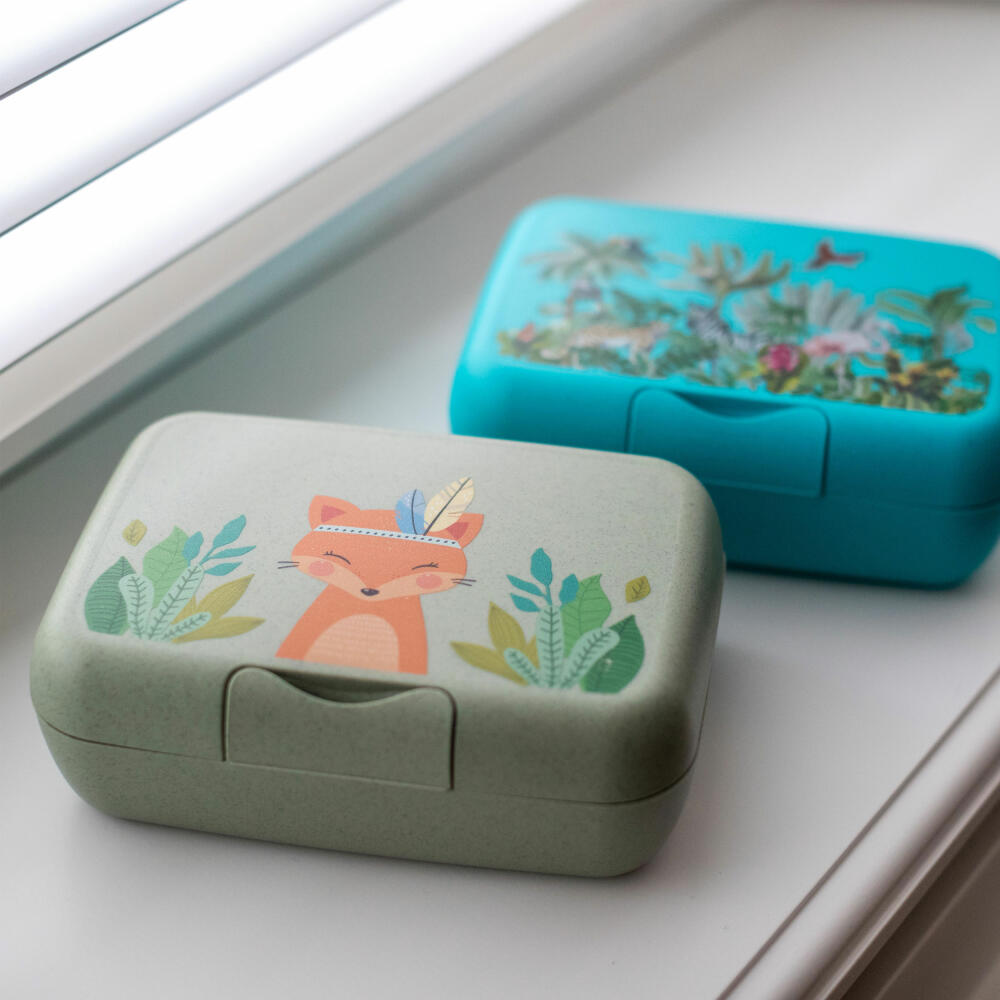 Koziol Lunchbox Candy L Harry, lunch box, plastic-wood mix, Organic Green, 1427668