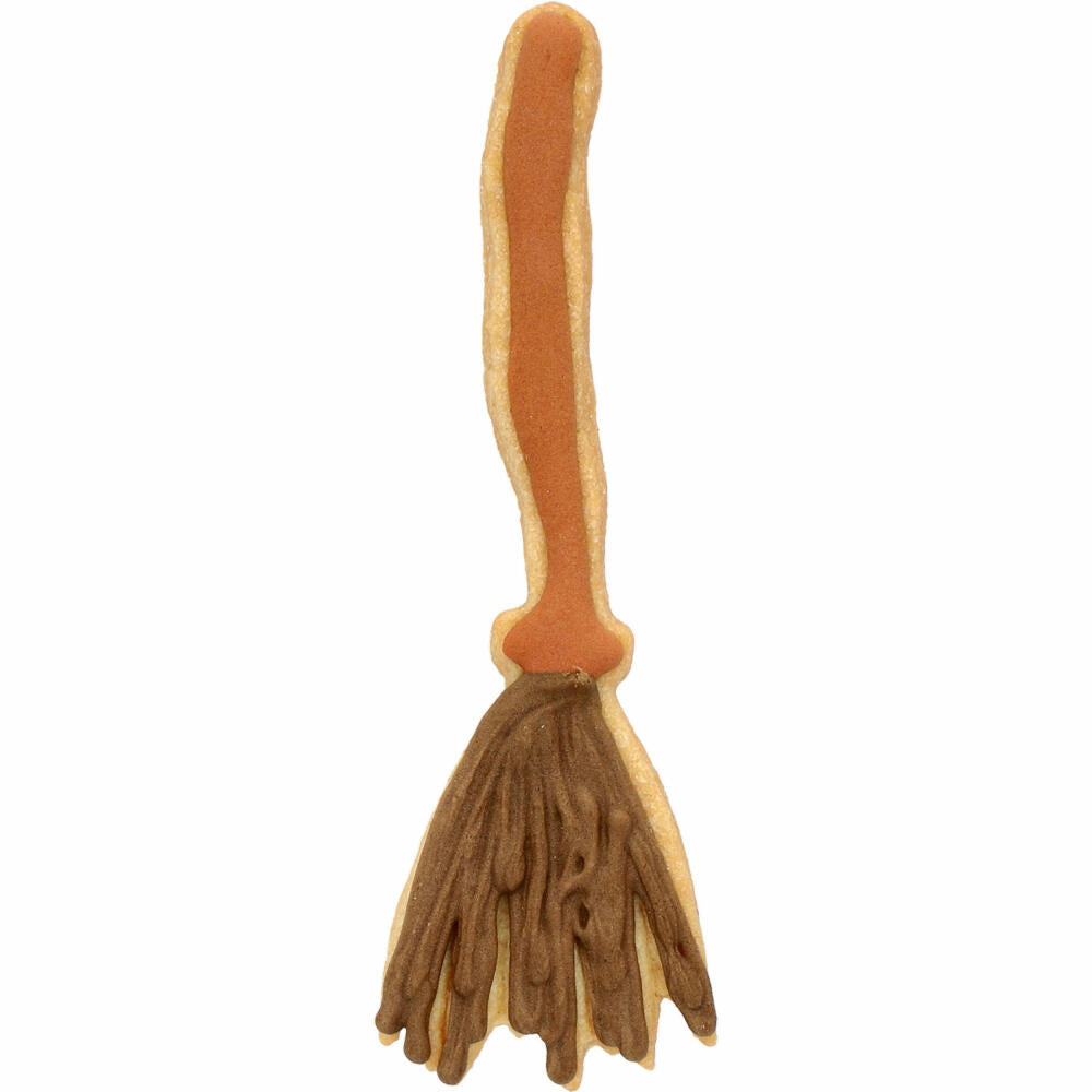 Birkmann Ausstechform Zauberbesen, Ausstecher, Plätzchenform, Keks, Plätzchen, Edelstahl, 11.5 cm, 189805