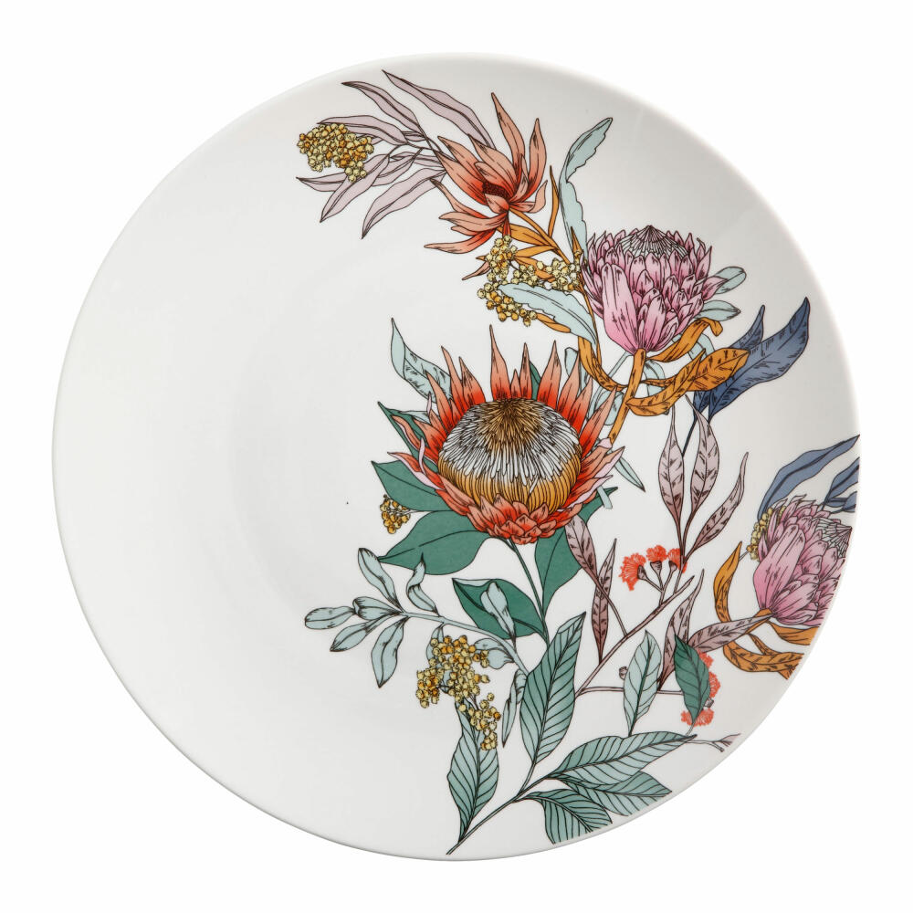 Maxwell & Williams Plate Waratah, Dinner Plate, Dinner Plate, Porcelain, Colorful, 23 cm, II0076