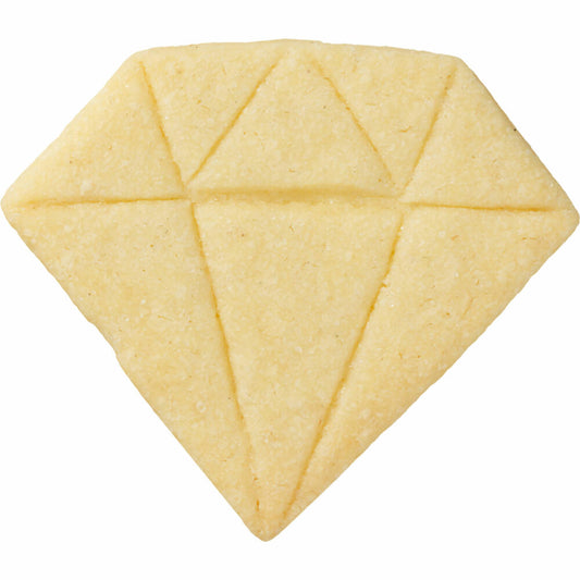 Birkmann Ausstechform Diamant , mit Innenprägung, Ausstecher, Plätzchenform, Keks, Plätzchen, Edelstahl, 6 cm, 193079