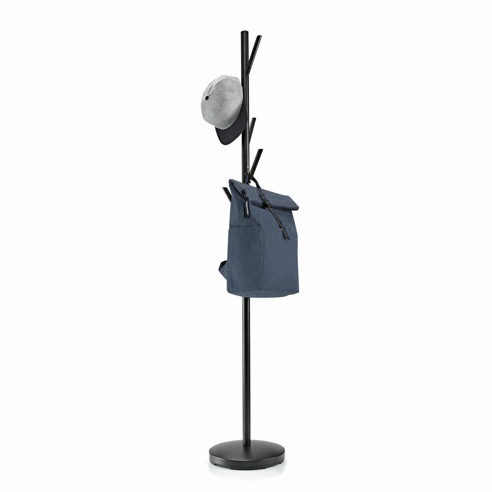 reisenthel wardrobe pure, Garderobe, Kleiderständer, Metall pulverbeschichtet, Black, 1.72 m, DP7003