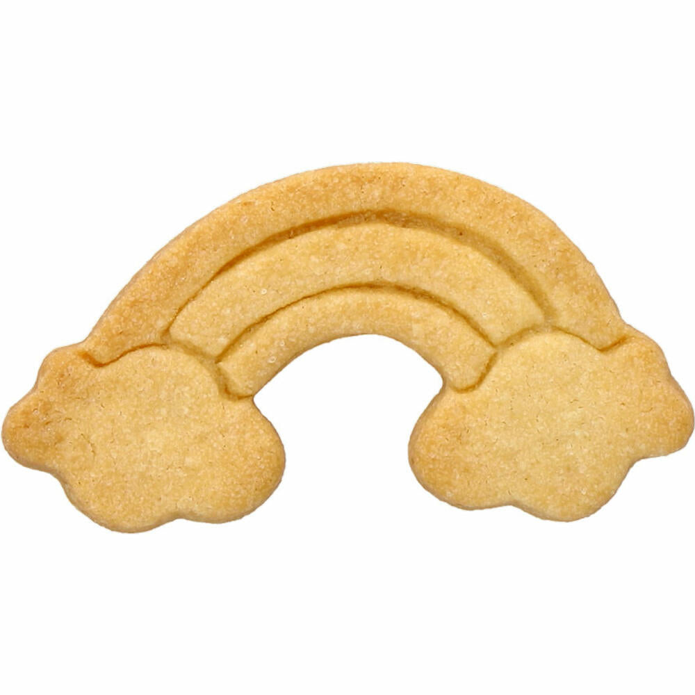 Birkmann Ausstechform Regenbogen, Ausstecher, Plätzchenform, Keks, Plätzchen, Edelstahl, 7 cm, 189669