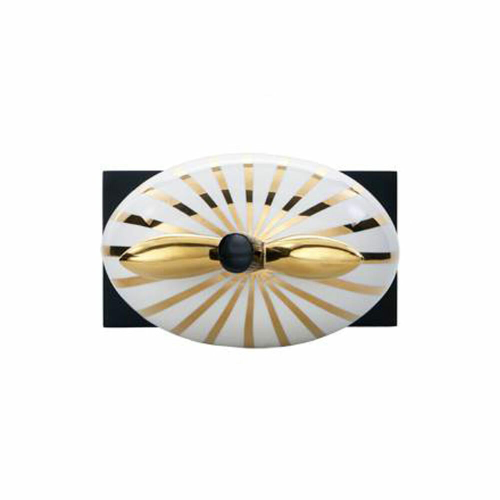 Goebel Deko-Objekt Studio 8 - Golden Sunlight, Dekoration, Skulptur, Porzellan, Weiß-Gold, 30800431