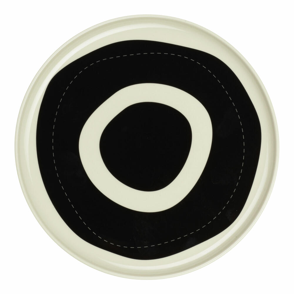 ASA Selection dessert plate Variété Salto, plate, stoneware, glossy black, 21 cm, 58143248