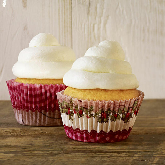 Birkmann Winter-Poesie CupCake, 48 Stück, Cupcakeförmchen, Backförmchen, Papierbackförmchen, Papier, Ø 7 cm, 442252