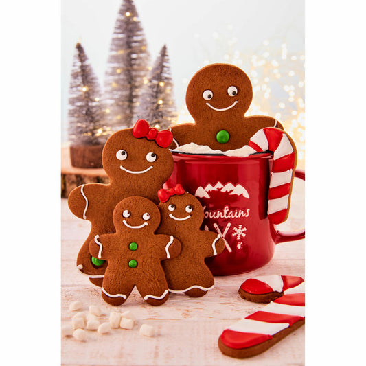 Birkmann Ausstechform Lebkuchenfrau Groß, mit Innenprägung, Ausstecher, Plätzchenform, Keks, Plätzchen, Edelstahl, 12.5 cm, 199347