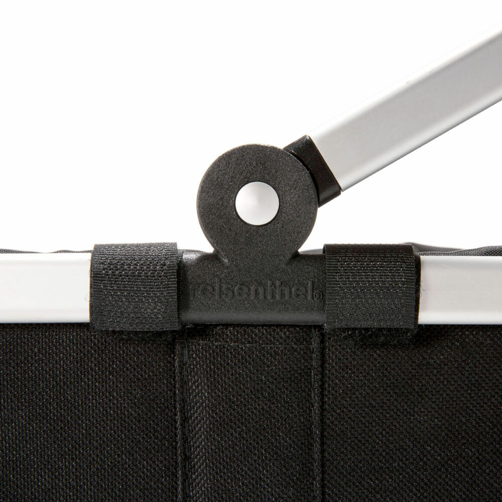 reisenthel carrybag xs, shopping basket, bag, basket for shopping, small, black / black, BN7003