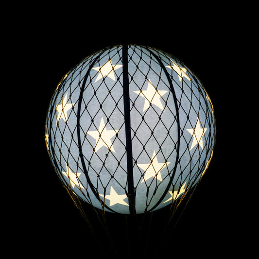 Authentic Models Hängedekoration Travels Light LED Blue Stars, Ballon, Nachtlicht, Kunststoff / Papier, AP161IBS