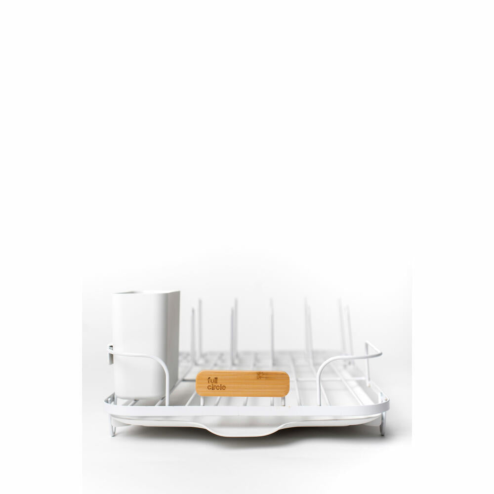 Full Circle Home Dish Jockey Drainer, Drying Rack, Steel, Recycled Plastic, FC21404W