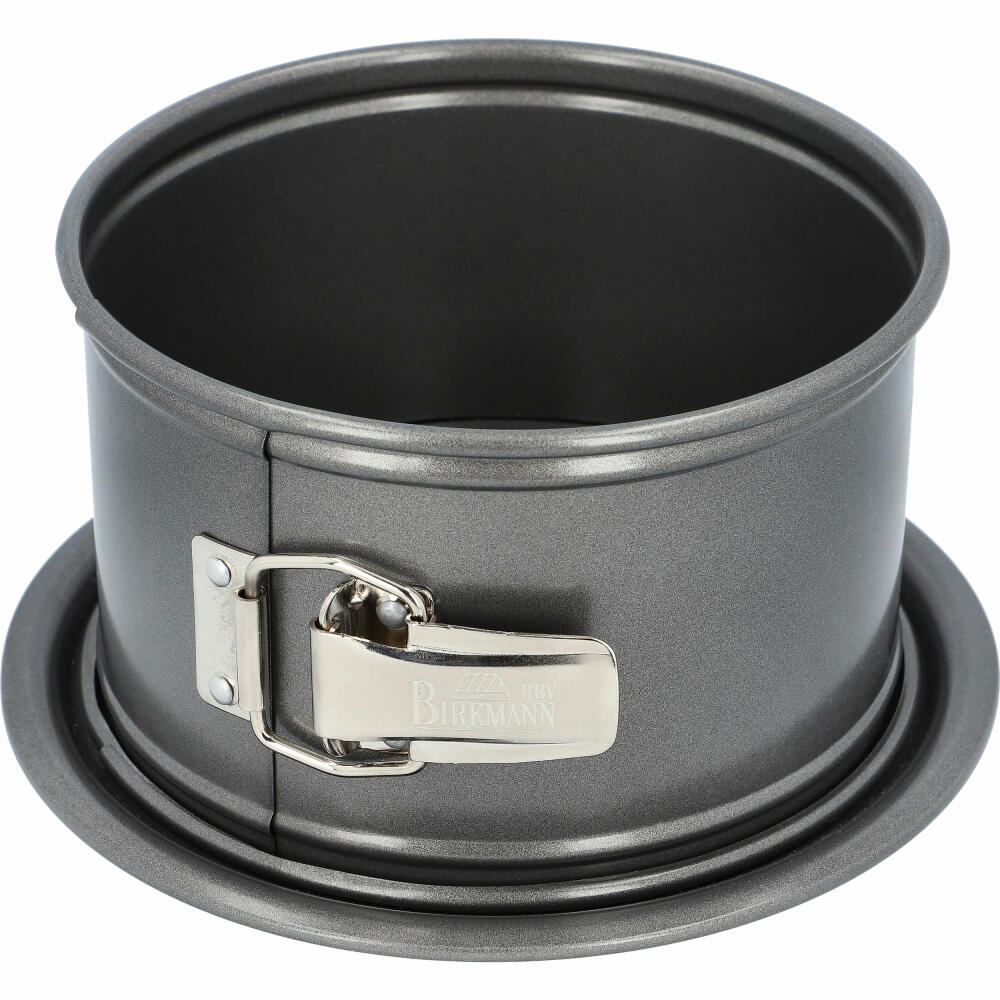 Birkmann Easy Baking Springform, Backform, Kuchenbackform, Kuchenform, Karbonstahl, Ø 16 cm, 881655