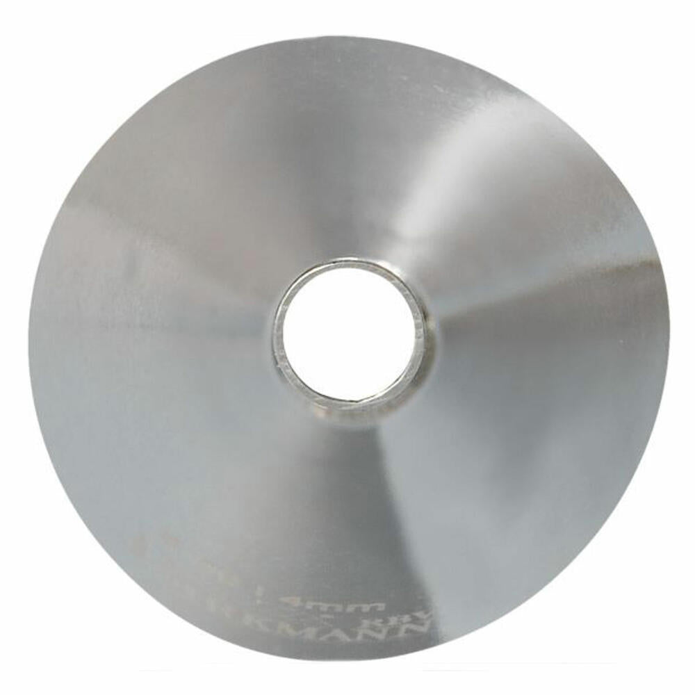 Birkmann filling nozzle no. 50, doughnut filler, filling tube, piping nozzle, pastry filling, stainless steel, Ø 4mm, 411432