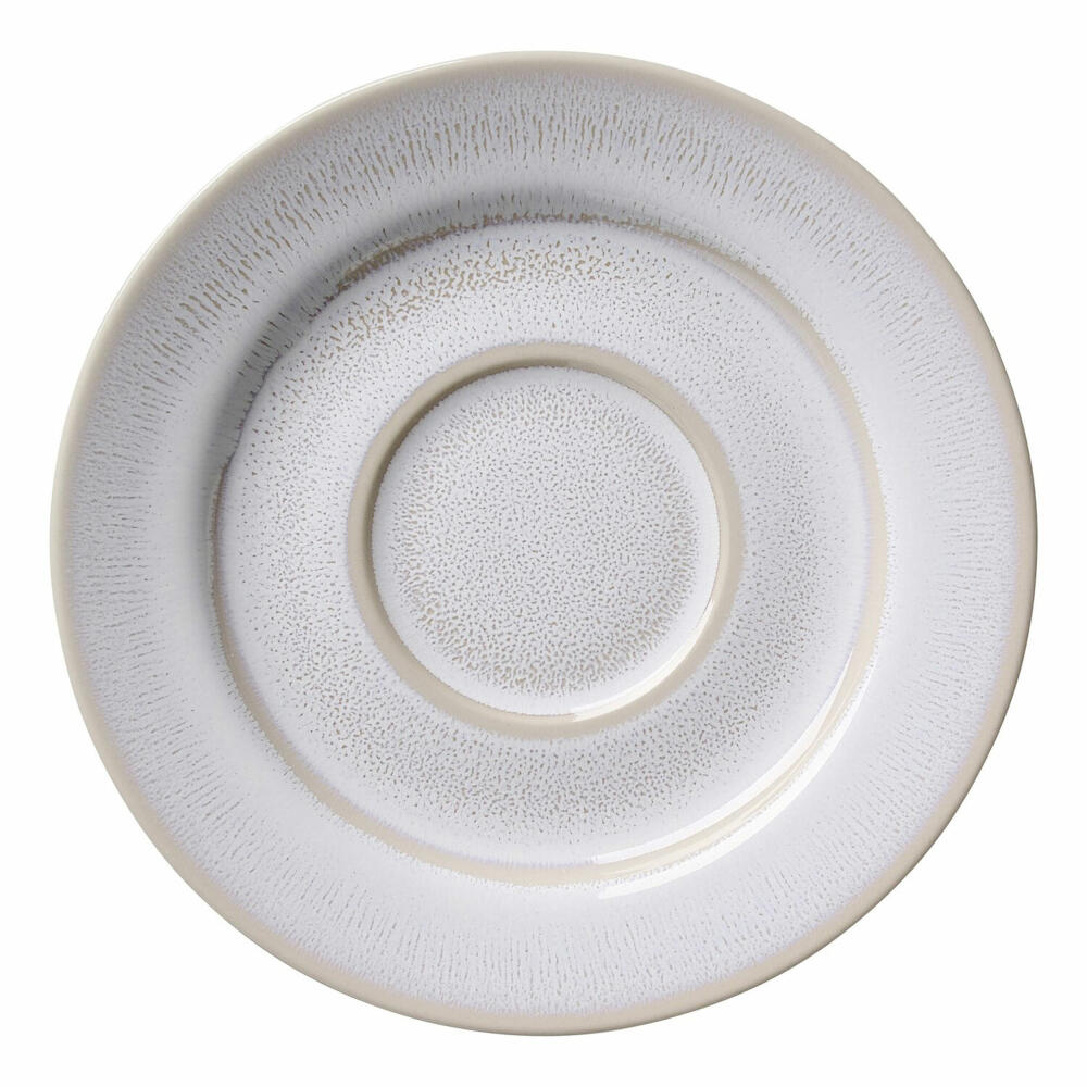 Ritzenhoff & Breker Laredo Espresso Untertasse, Unterteller, Untere, Steinzeug, Creme, Ø 12.5 cm, 423426