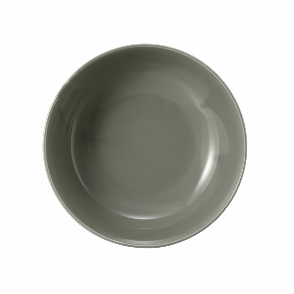 Seltmann Weiden Beat Perlgrau Foodbowl, bowl, bowl, cereal bowl, soup bowl, porcelain, grey, Ø 20 cm, 001.757380