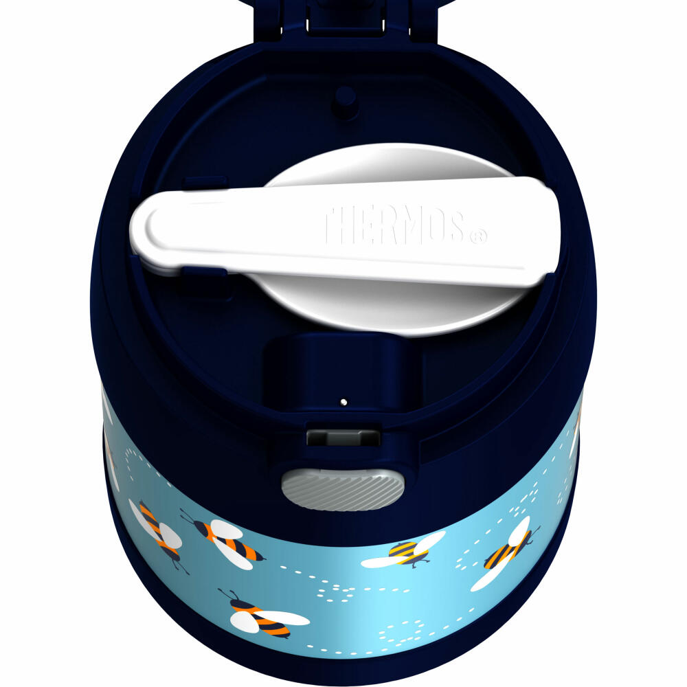 THERMOS kids Isolier-Speisegefäß FUNTAINER FOOD JAR, Speisebehälter, Thermobehälter, Edelstahl, Bees, 300 ml, 4110404030