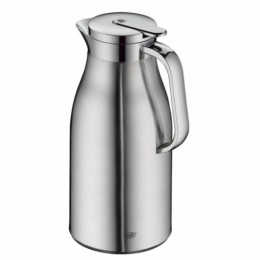 Alfi Isolierkanne Skyline, Thermokanne, Edelstahl, Stainless Steel Matt, 1.5 L, 1322205150