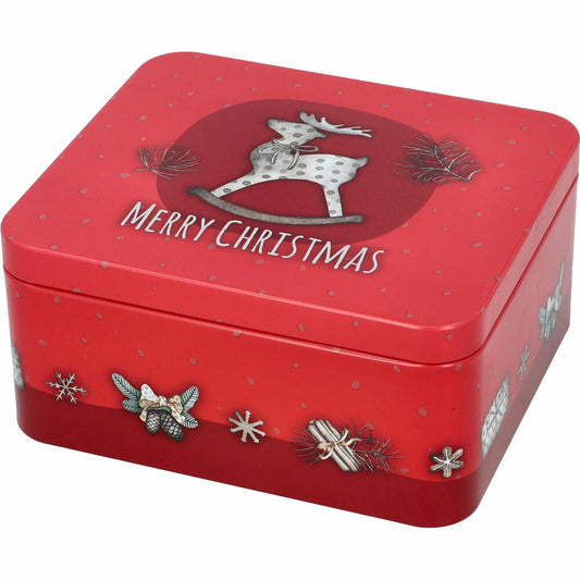 Birkmann cookie tin set Merry Christmas, 2-piece, size S+M, cookie tin, biscuit tin, tinplate, 433502