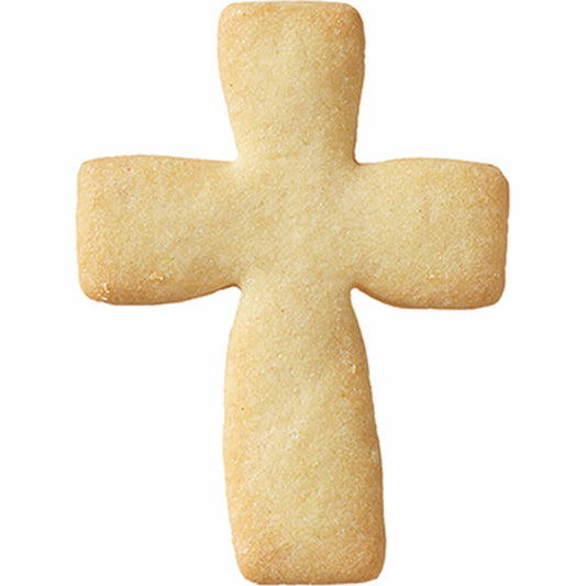 Birkmann Ausstechform Kreuz, Ausstecher, Plätzchenform, Keks, Plätzchen, Weißblech, 6 cm, 123359