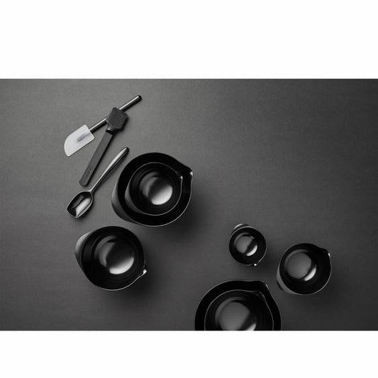 Rosti Teigschaber Classic S, Spachtel, Melamin, Silikon, Schwarz, 20 cm, 23739