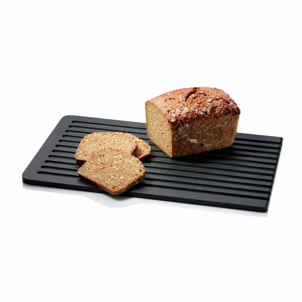 Continenta bread cutting board Duracore, cutting board, kitchen board, wood paper fiber, black, 38.5 x 27 cm, 5315