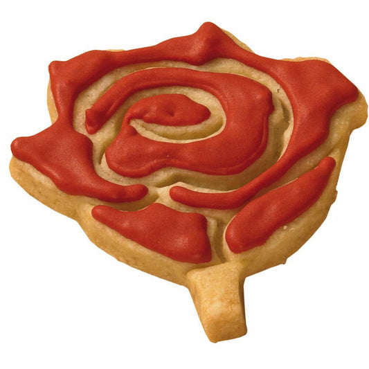 Birkmann Cookie Cutter Rose, Cookie Cutter, Cookie Mold, Biscuit, Cookies, Stainless Steel, 6 cm, 190382
