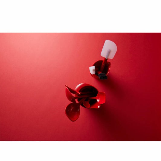 Rosti Teigschaber Classic L, Spachtel, Melamin, Silikon, Rot, 26 cm, 23782