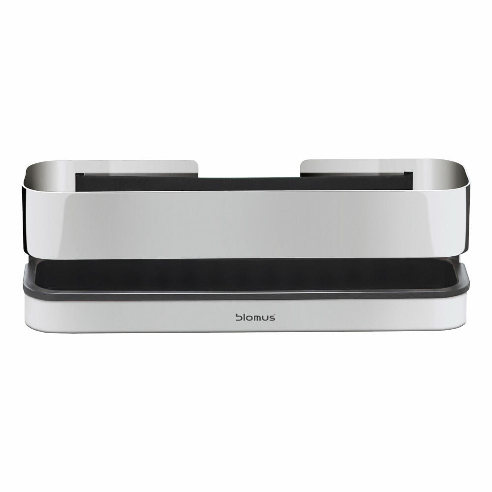 Blomus Nexio shower basket, shower shelf, shelf, polished stainless steel, Flöz design, 8.6 cm, 68955