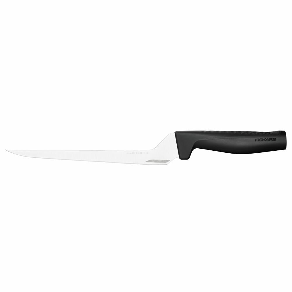 Fiskars Hard Edge filleting knife, fish knife, knife, kitchen knife, steel, blade length 21.7 cm, 1054946