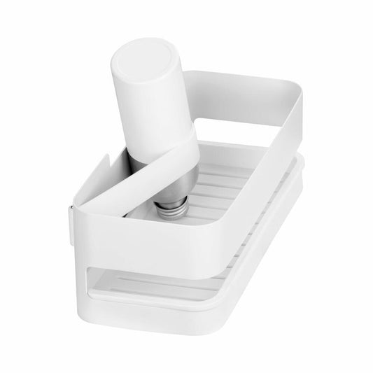 Blomus Nexio shower basket, shower basket, shower bowl, bath bowl, stainless steel, white, W 25 cm, 66333