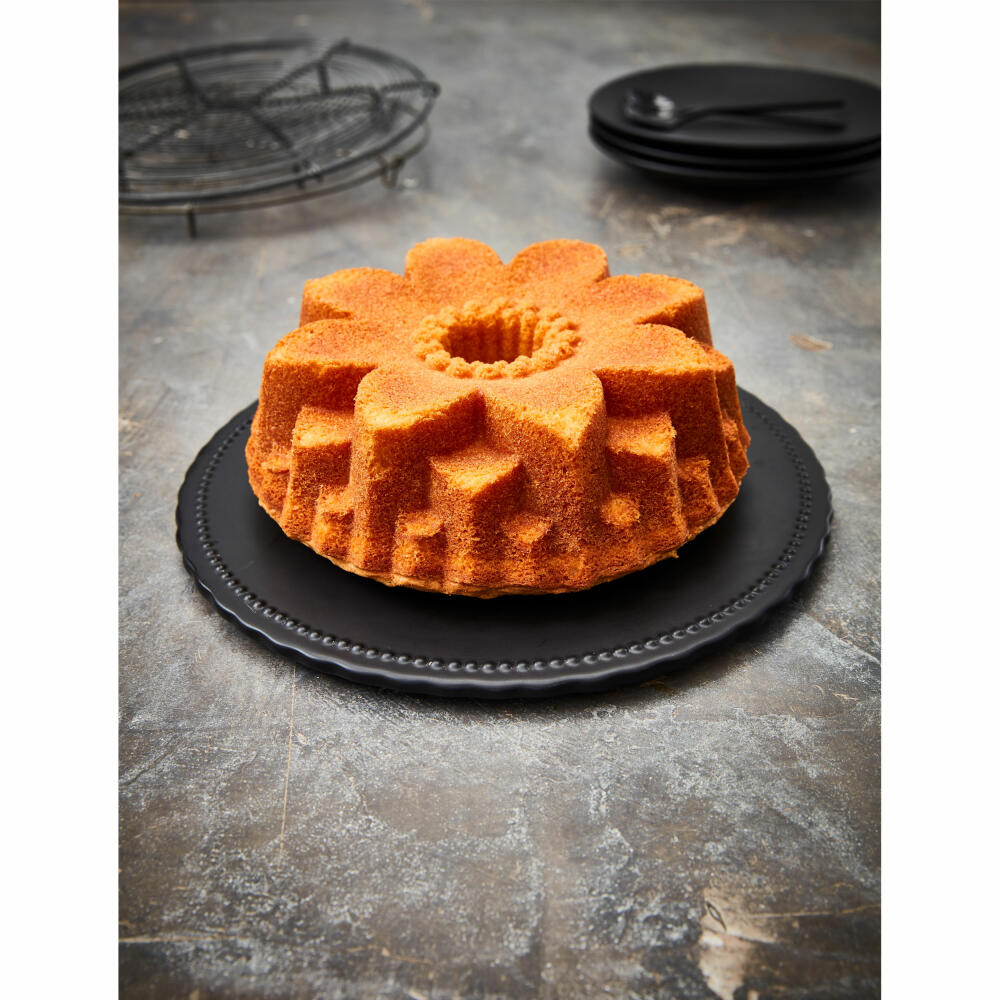 Birkmann Contoura Kuchenform Flora, Backform, Gugelhupfform, Aluguss, 22 cm, 887329