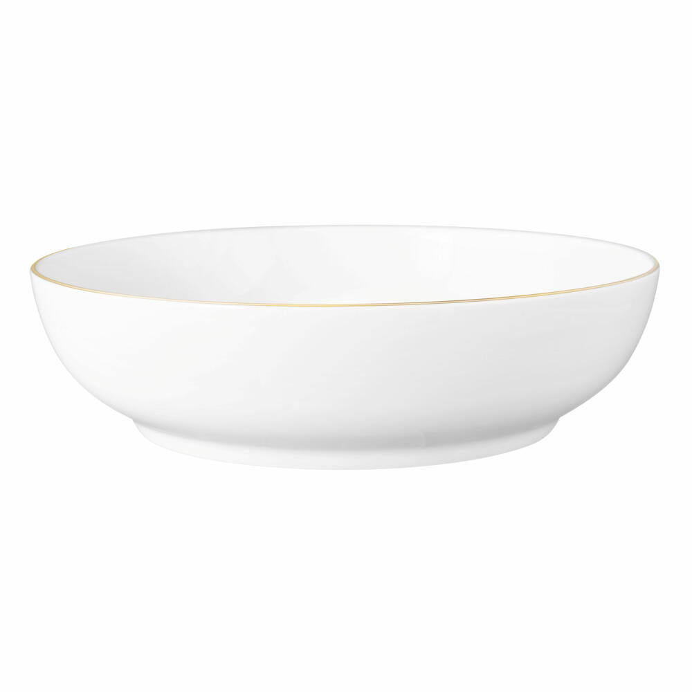 Seltmann Weiden Liberty Foodbowl, bowl, porcelain, gold rim, Ø 25.4 cm, 001.765108