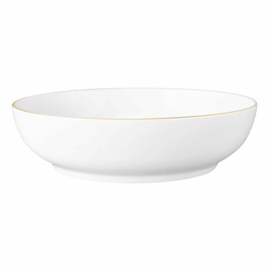Seltmann Weiden Liberty Foodbowl, Schale, Schüssel, Porzellan, Goldrand, Ø 25.4 cm, 001.765108