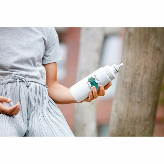 EMSA Drink2Go drinking bottle, water bottle, bottle, stainless steel, white / Little things decor, 0.6 L, N30110