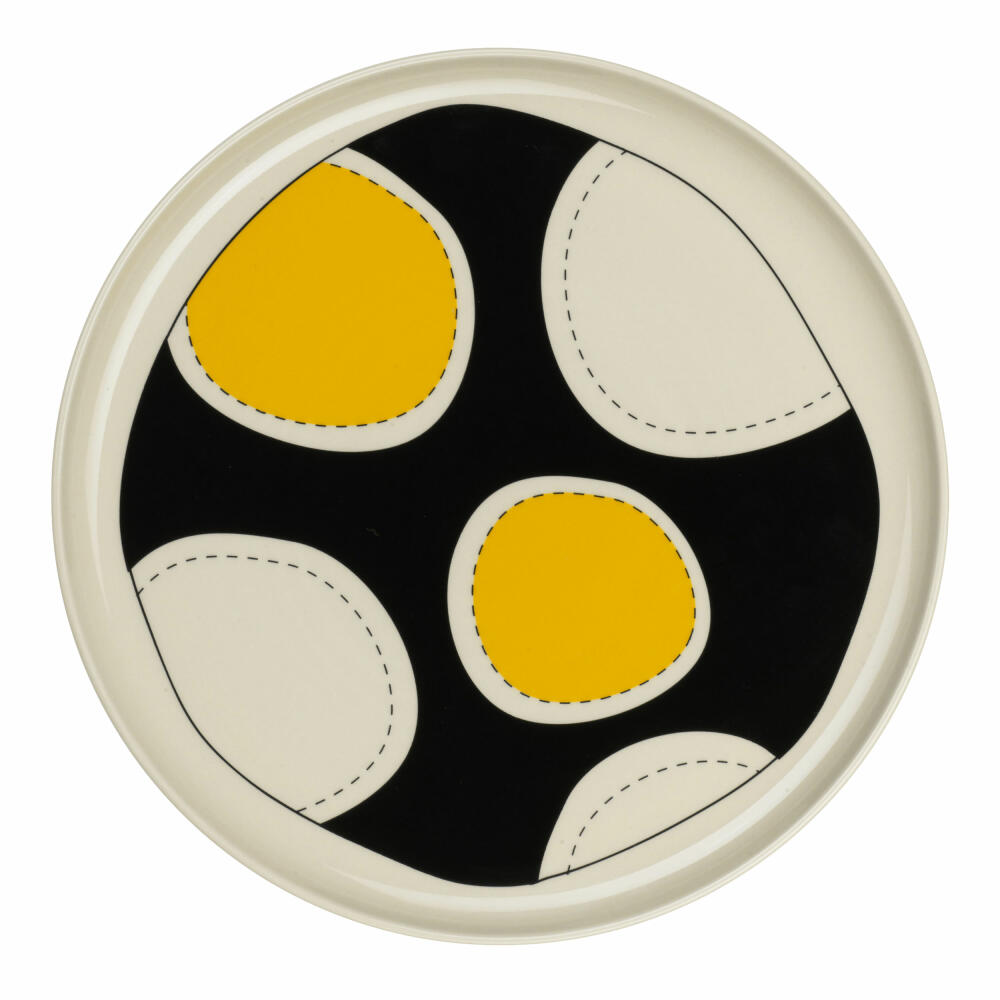 ASA Selection dessert plate Variété Artiste du Soleil, plate, stoneware, glossy black, 21 cm, 58149248