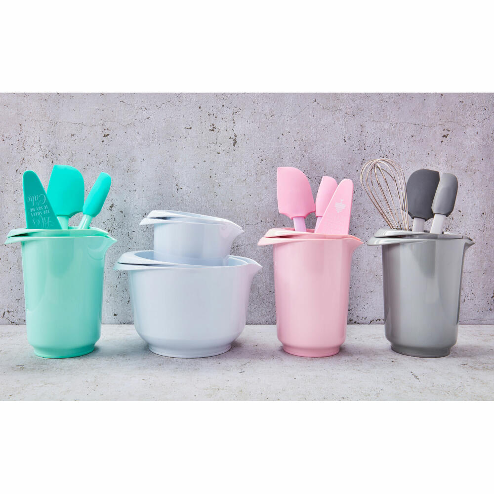 Birkmann Colour Bowl Rührbecher, Rühr Becher, Rührschüssel, Melaminharz, Grau, 1.5 L, 708167