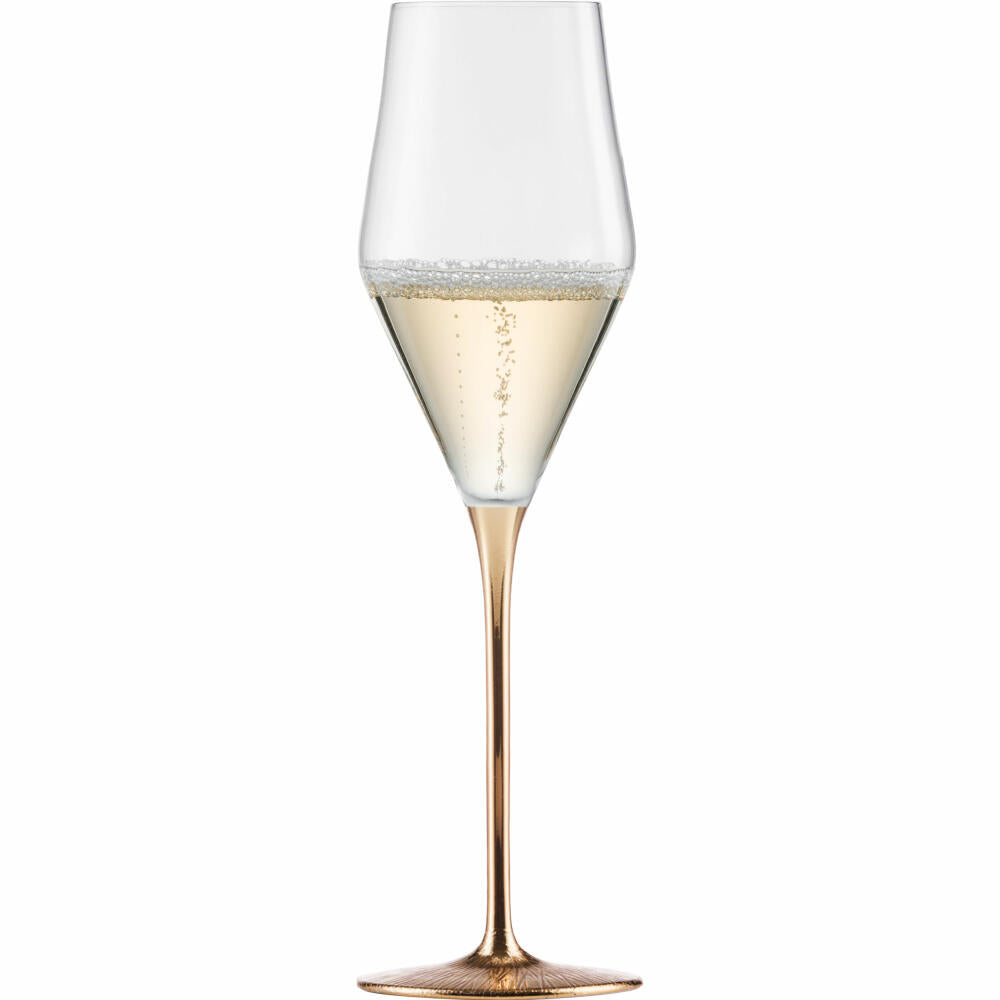 Eisch Champagnergläser Ravi Gold, 2er Set, Champagnerglas, Glas, Kristallglas, 260 ml, 75751870