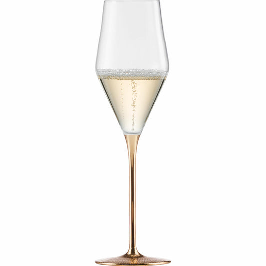 Eisch Champagnergläser Ravi Gold, 2er Set, Champagnerglas, Glas, Kristallglas, 260 ml, 75751870