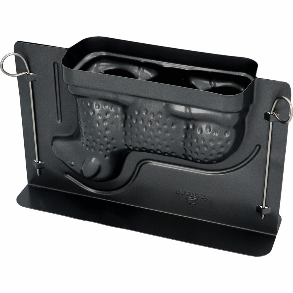 Birkmann 3D Backform Lamm, Vollbackform, Kuchenform, Karbonstahl, 26.5 x 16.5 cm, 212022