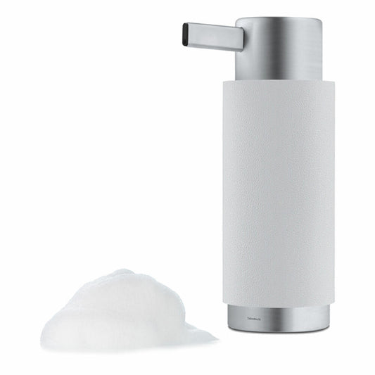 Blomus Ara soap dispenser, dispenser, soap, stainless steel matt, moon grey, Ø 6 cm, 68971